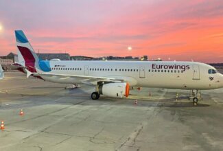 The first of Eurowings 10 Airbus A321 jets is ready for the summer season