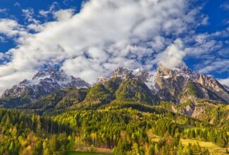 The Tirol mountains are ideal for hikers, bikers and skiers