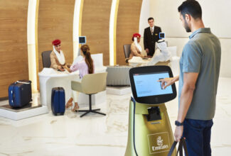 Emirates launches downtown Dubai check-in and debuts robot check-in assistant