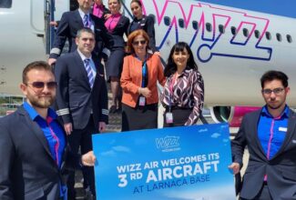 Wizz Air adds 3rd aircraft to its Larnaka base