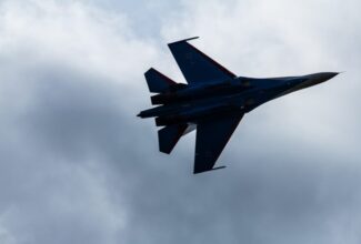 Russian Su-27 Fighter Jets Intercept US Air Force B-1B Bombers