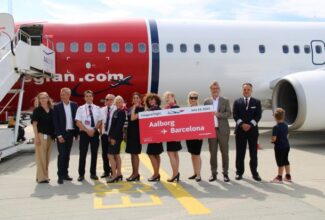 First Non-stop Flight from Aalborg to Barcelona