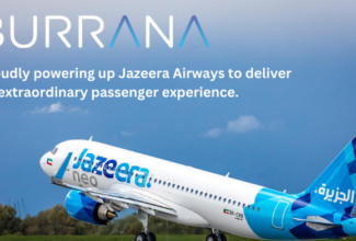 Jazeera Airways chooses Burrana in-seat power solution for cabin retrofit