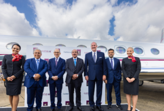 Qatar Airways Gulfstream G700 showcased at Paris Air Show