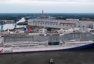 Carnival Jubilee Achieves Milestone with Successful Ems River Conveyance