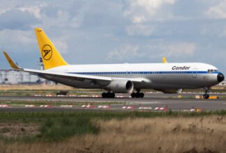 Conversion of Retro-Liveried Condor Boeing 767-300ER into Freighter in China