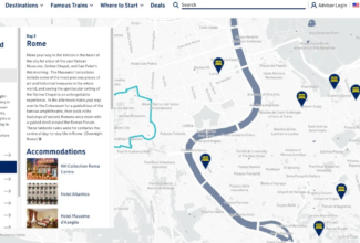 Railbookers Group Introduces Interactive Travel Map