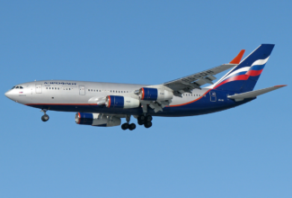 Russian Manufacturer Test-flies IL-96-400M Prototype Widebody Passenger Airplane