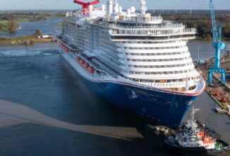 Carnival Jubilee Makes Grand Entrance in Galveston, Embarking on Maiden Voyage