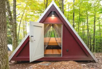 New A-Frame Glamping Cabins Just Two Hours from NYC