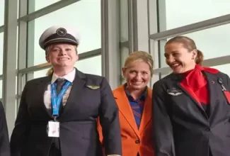Empowering Flight: All-Female Crews Soar in IWD 2025