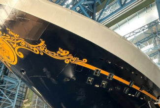 Disney Destiny Floats Up at Meyer Werft